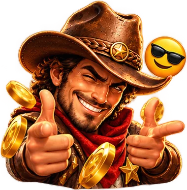 Westio cowboy giving a thumbs-up after logging in